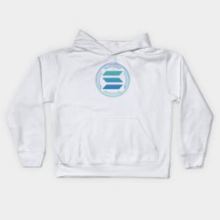 Solana Crypto Gift Idea Design Kids Hoodie